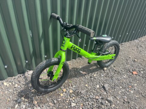 Frog Tadpole Balance Bike - Green - Grade C for sale in Yorkshire and The Humber by Club Bikes on SHIFTA marketplace. Top quality second-hand bikes online.