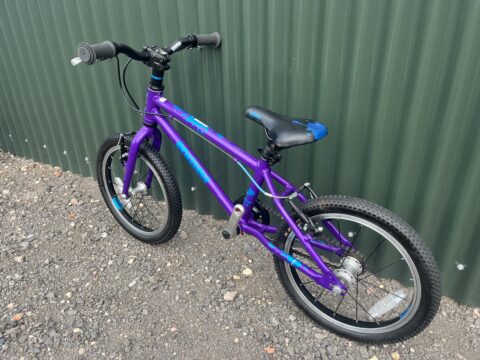 Squish 16 Kids Bike - Purple – Grade B for sale in Yorkshire and The Humber by Club Bikes on SHIFTA marketplace. Top quality second-hand bikes online.