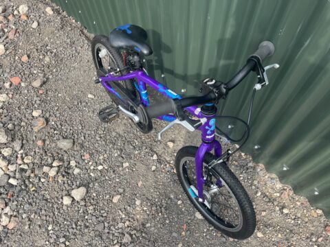 Squish 16 Kids Bike - Purple – Grade B for sale in Yorkshire and The Humber by Club Bikes on SHIFTA marketplace. Top quality second-hand bikes online.