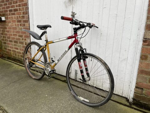 Bontrager Privateer MTB – 17” – USA-Made OX3 Steel – Deore LX – Project for sale in York, North Yorkshire by Recycle York on SHIFTA marketplace. Top quality second-hand bikes online.