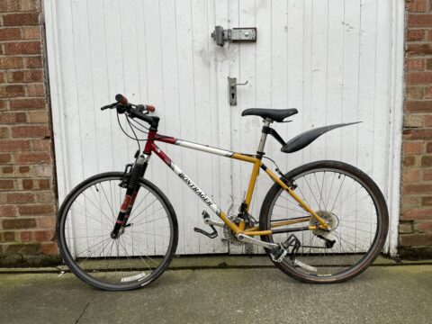Bontrager Privateer MTB – 17” – USA-Made OX3 Steel – Deore LX – Project for sale in York, North Yorkshire by Recycle York on SHIFTA marketplace. Top quality second-hand bikes online.