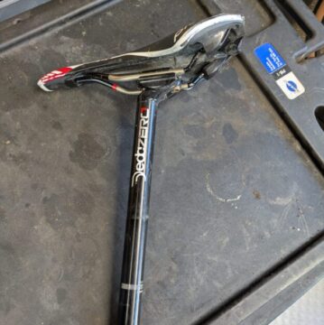 Deda zero seatpost & Prologo zero saddle for sale in Retford by Retford Cycles on SHIFTA marketplace. Top quality second-hand bikes online.