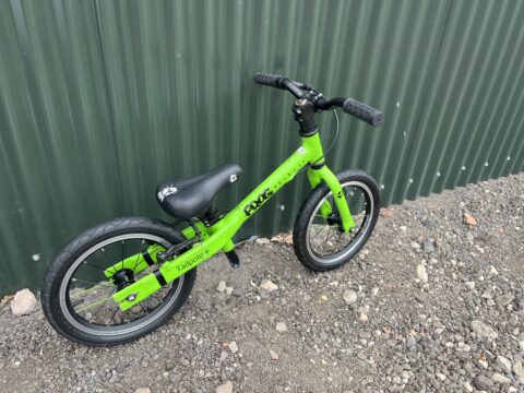 Frog Tadpole + Balance Bike - Green - Grade C for sale in Yorkshire and The Humber by Club Bikes on SHIFTA marketplace. Top quality second-hand bikes online.