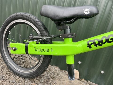 Frog Tadpole + Balance Bike - Green - Grade C for sale in Yorkshire and The Humber by Club Bikes on SHIFTA marketplace. Top quality second-hand bikes online.