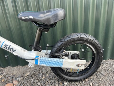 Frog Tadpole Balance Bike - Team Sky - Grade C for sale in Yorkshire and The Humber by Club Bikes on SHIFTA marketplace. Top quality second-hand bikes online.