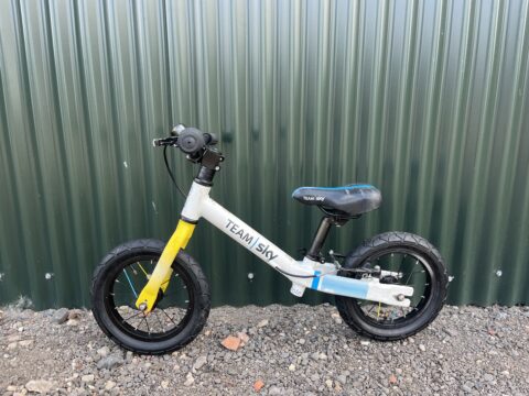 Frog Tadpole Balance Bike - Team Sky - Grade C for sale in Yorkshire and The Humber by Club Bikes on SHIFTA marketplace. Top quality second-hand bikes online.