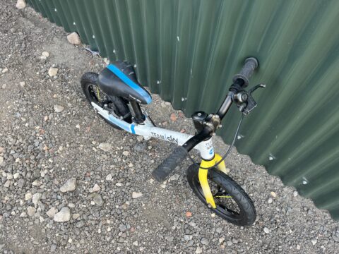 Frog Tadpole Balance Bike - Team Sky - Grade C for sale in Yorkshire and The Humber by Club Bikes on SHIFTA marketplace. Top quality second-hand bikes online.