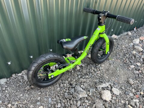 Frog Tadpole Mini Balance Bike - Green - Grade C for sale in Yorkshire and The Humber by Club Bikes on SHIFTA marketplace. Top quality second-hand bikes online.