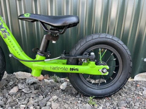 Frog Tadpole Mini Balance Bike - Green - Grade C for sale in Yorkshire and The Humber by Club Bikes on SHIFTA marketplace. Top quality second-hand bikes online.