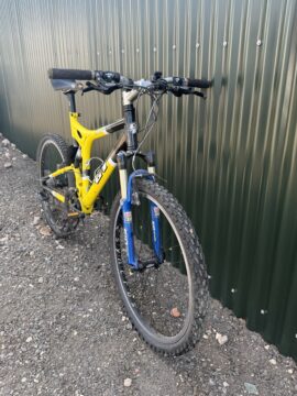 GT i-Drive 4 Full Suspension Mountain Bike Rockshox fox float for sale in York, North Yorkshire by Recycle York on SHIFTA marketplace. Top quality second-hand bikes online.