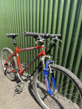 Kona Caldera 18” frame, 26” wheels 27 speed, bomber forks for sale in York, North Yorkshire by Recycle York on SHIFTA marketplace. Top quality second-hand bikes online.