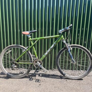 Retro GT Backwoods MTB 20” - Green for sale in York, North Yorkshire by Recycle York on SHIFTA marketplace. Top quality second-hand bikes online.