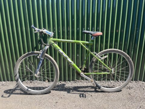Retro GT Backwoods MTB 20” - Green for sale in York, North Yorkshire by Recycle York on SHIFTA marketplace. Top quality second-hand bikes online.