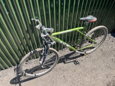 Retro GT Backwoods MTB 20” - Green for sale in York, North Yorkshire by Recycle York on SHIFTA marketplace. Top quality second-hand bikes online.