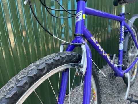 Retro Saracen Ruff Trax 90’s MTB - Purple 19” for sale in York, North Yorkshire by Recycle York on SHIFTA marketplace. Top quality second-hand bikes online.