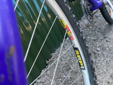 Retro Saracen Ruff Trax 90’s MTB - Purple 19” for sale in York, North Yorkshire by Recycle York on SHIFTA marketplace. Top quality second-hand bikes online.