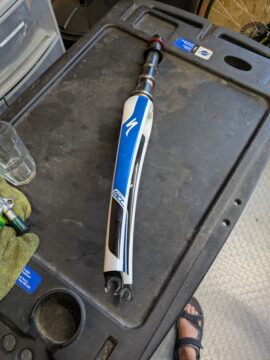 Specialized carbon road forks for sale in Retford by Retford Cycles on SHIFTA marketplace. Top quality second-hand bikes online.