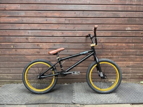 BMX Bike | 3 Piece Cranks | Custom Black & Gold | Excellent Condition for sale in Woking by T77BMX on SHIFTA marketplace. Top quality second-hand bikes online.