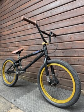BMX Bike | 3 Piece Cranks | Custom Black & Gold | Excellent Condition for sale in Woking by T77BMX on SHIFTA marketplace. Top quality second-hand bikes online.