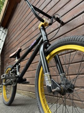 BMX Bike | 3 Piece Cranks | Custom Black & Gold | Excellent Condition for sale in Woking by T77BMX on SHIFTA marketplace. Top quality second-hand bikes online.