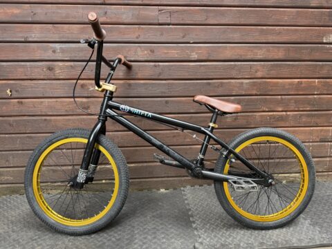 BMX Bike | 3 Piece Cranks | Custom Black & Gold | Excellent Condition for sale in Woking by T77BMX on SHIFTA marketplace. Top quality second-hand bikes online.