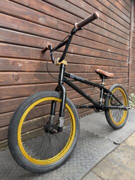 BMX Bike | 3 Piece Cranks | Custom Black & Gold | Excellent Condition for sale in Woking by T77BMX on SHIFTA marketplace. Top quality second-hand bikes online.