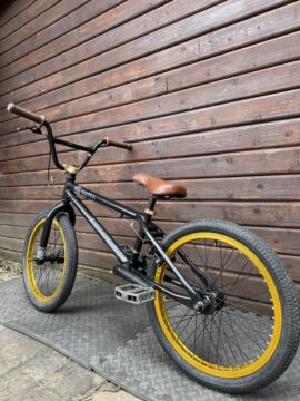 BMX Bike | 3 Piece Cranks | Custom Black & Gold | Excellent Condition for sale in Woking by T77BMX on SHIFTA marketplace. Top quality second-hand bikes online.