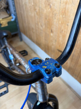 Cult Access Custom 20" Complete BMX Bike - Electric Blue/Gold Splatter - Vans Tyres for sale in Woking by T77BMX on SHIFTA marketplace. Top quality second-hand bikes online.