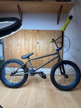 Cult Access Custom 20" Complete BMX Bike - Electric Blue/Gold Splatter - Vans Tyres for sale in Woking by T77BMX on SHIFTA marketplace. Top quality second-hand bikes online.