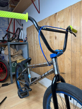 Cult Access Custom 20" Complete BMX Bike - Electric Blue/Gold Splatter - Vans Tyres for sale in Woking by T77BMX on SHIFTA marketplace. Top quality second-hand bikes online.