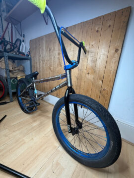 Cult Access Custom 20" Complete BMX Bike - Electric Blue/Gold Splatter - Vans Tyres for sale in Woking by T77BMX on SHIFTA marketplace. Top quality second-hand bikes online.