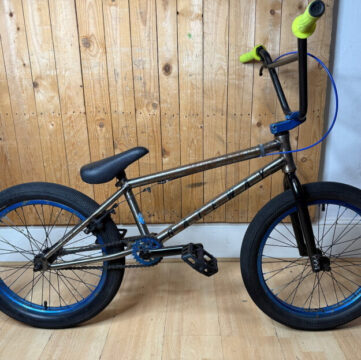 Cult Access Custom 20" Complete BMX Bike - Electric Blue/Gold Splatter - Vans Tyres for sale in Woking by T77BMX on SHIFTA marketplace. Top quality second-hand bikes online.