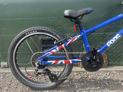 Frog 52 Kids Bike – Union Jack - Grade B for sale in Yorkshire and The Humber by Club Bikes on SHIFTA marketplace. Top quality second-hand bikes online.