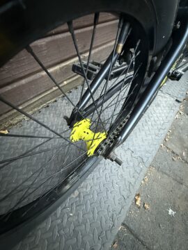 Mongoose BMX – Yellow Custom Paintsplatter – 3 Piece Cranks - Half link chain for sale in Woking by T77BMX on SHIFTA marketplace. Top quality second-hand bikes online.
