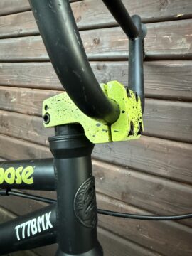 Mongoose BMX – Yellow Custom Paintsplatter – 3 Piece Cranks - Half link chain for sale in Woking by T77BMX on SHIFTA marketplace. Top quality second-hand bikes online.