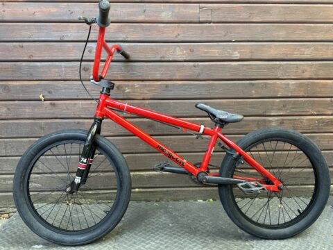 Mongoose Switch R50 20" BMX Bike – Red/Black – 3 Piece Cranks – Serviced for sale in Woking by T77BMX on SHIFTA marketplace. Top quality second-hand bikes online.