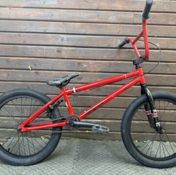 Mongoose Switch R50 20" BMX Bike – Red/Black – 3 Piece Cranks – Serviced for sale in Woking by T77BMX on SHIFTA marketplace. Top quality second-hand bikes online.