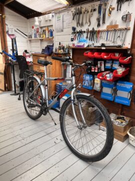 Raleigh Firefly - fully serviced ready to ride - retro MTB for sale in Copplestone, Mid Devon by Crankworks on SHIFTA marketplace. Top quality second-hand bikes online.