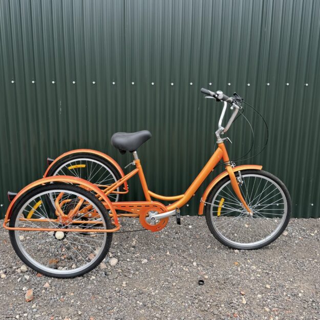 Unbranded trike in orange bike can be bought as or serviced for sale in York, North Yorkshire by Recycle York on SHIFTA marketplace. Top quality second-hand bikes online.