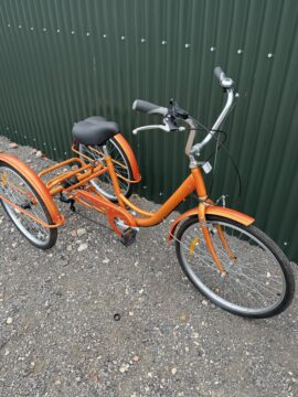 Unbranded trike in orange bike can be bought as or serviced for sale in York, North Yorkshire by Recycle York on SHIFTA marketplace. Top quality second-hand bikes online.