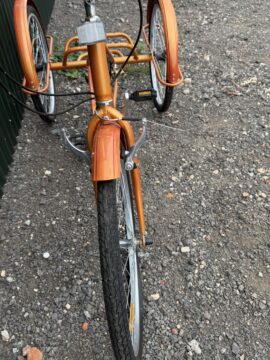 Unbranded trike in orange bike can be bought as or serviced for sale in York, North Yorkshire by Recycle York on SHIFTA marketplace. Top quality second-hand bikes online.