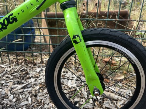 Frog Tadpole Plus Balance Bike - Green - GRADE C for sale in Yorkshire and The Humber by Club Bikes on SHIFTA marketplace. Top quality second-hand bikes online.