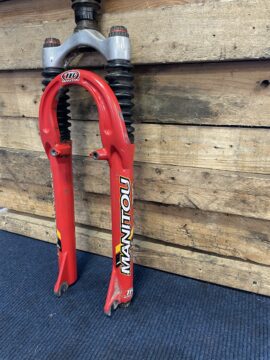 Manitou can 26” suspension forks for sale in York, North Yorkshire by Recycle York on SHIFTA marketplace. Top quality second-hand bikes online.