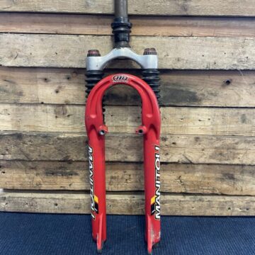 Manitou can 26” suspension forks for sale in York, North Yorkshire by Recycle York on SHIFTA marketplace. Top quality second-hand bikes online.