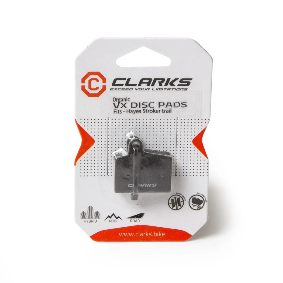 Clarks Organic VX842 disc brake pads for Hayes Stroker Trail brakes