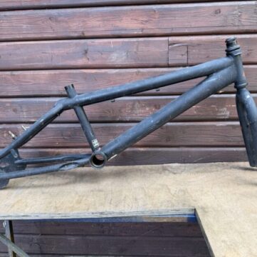 20" BMX Frame & Forks With Headset - Grey - Spares Repairs Project for sale in Woking by T77BMX on SHIFTA marketplace. Top quality second-hand bikes online.