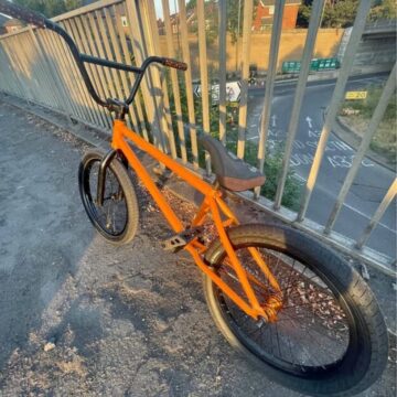 Amity Zenta 2 BMX – Rare Flat Orange – Full Chromoly for sale in Woking by T77BMX on SHIFTA marketplace. Top quality second-hand bikes online.