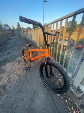 Amity Zenta 2 BMX – Rare Flat Orange – Full Chromoly for sale in Woking by T77BMX on SHIFTA marketplace. Top quality second-hand bikes online.