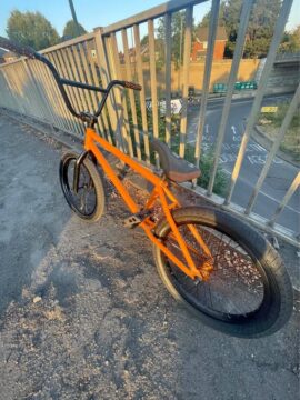 Amity Zenta 2 BMX – Rare Flat Orange – Full Chromoly for sale in Woking by T77BMX on SHIFTA marketplace. Top quality second-hand bikes online.