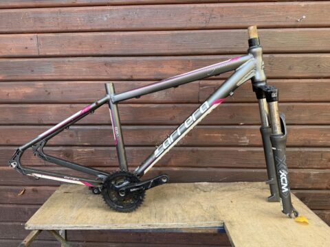 Carrera Vengeance 6061 Alloy MTB Frame Forks Crankset - Spares Repairs for sale in Woking by T77BMX on SHIFTA marketplace. Top quality second-hand bikes online.